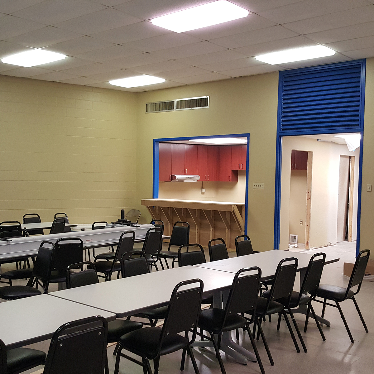college of the mainland conference room texas city trey industries industrial remodeling