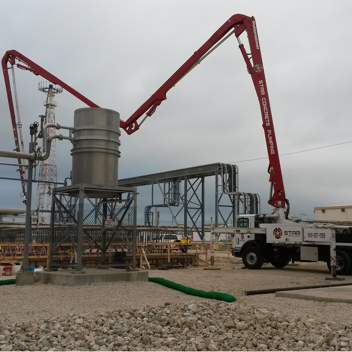 cement pump stand trey industries texas gulf coast